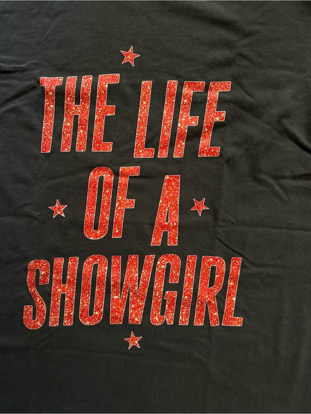 Life of a Showgirl Graphic Tee Comfort Colors Pepper Gray Size S Taylor Swift - Picture 3 of 6
